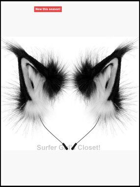 Faux Fur Fox Headband Hair Accessory Cosplay Costume
